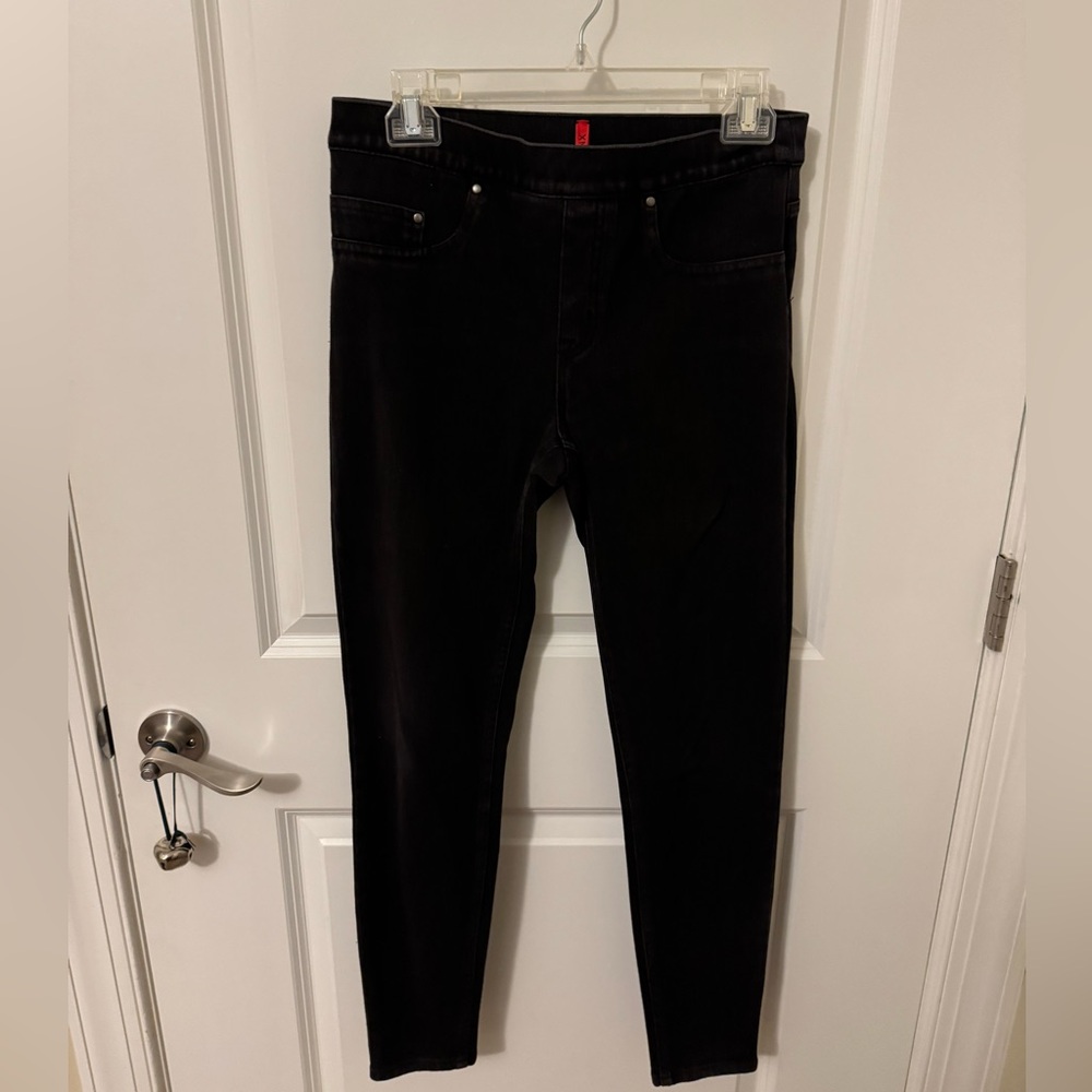 SPANX Women's Black Jeggings, Medium, EUC